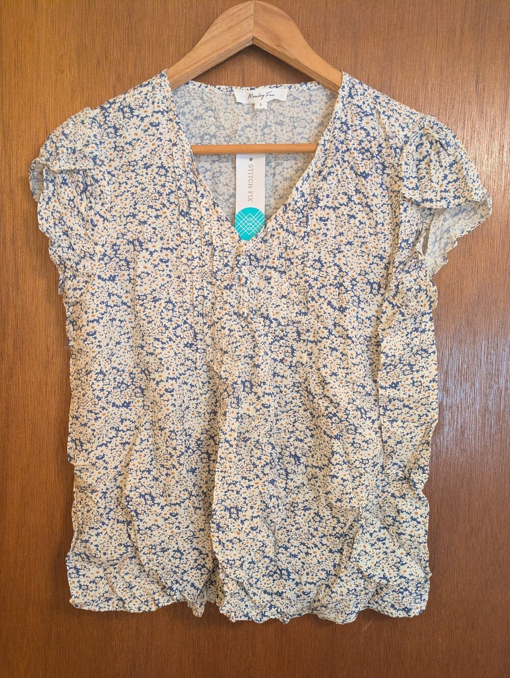 Floral V-Neck Blouse